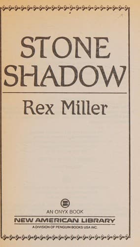Cover image for Stone Shadow