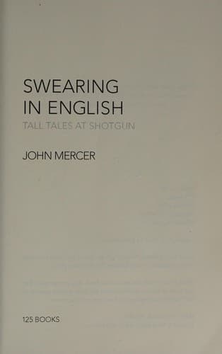 Cover image for Swearing in English