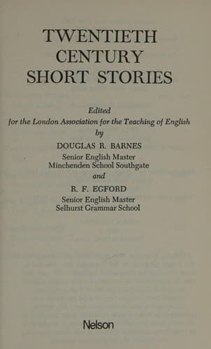 Cover image for Twentieth century short stories