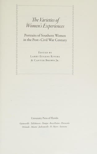 Varieties of Women's Experiences