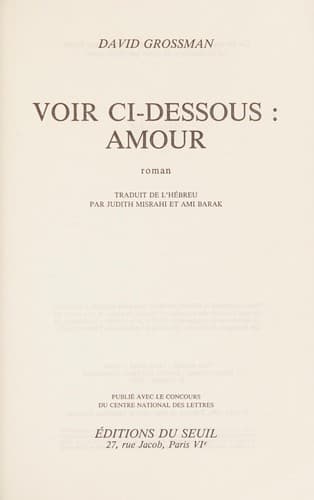 Cover image for Voir ci-dessous 
