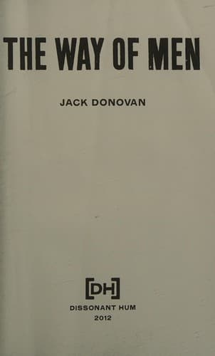Cover image for The way of men