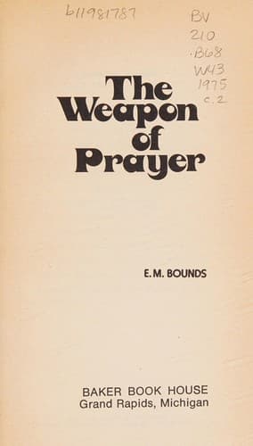 Cover image for The weapon of prayer