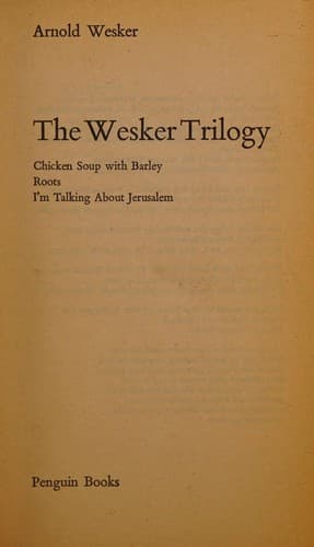 Cover image for The Wesker trilogy