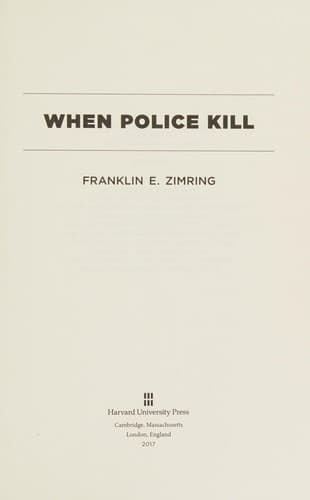Cover image for When police kill