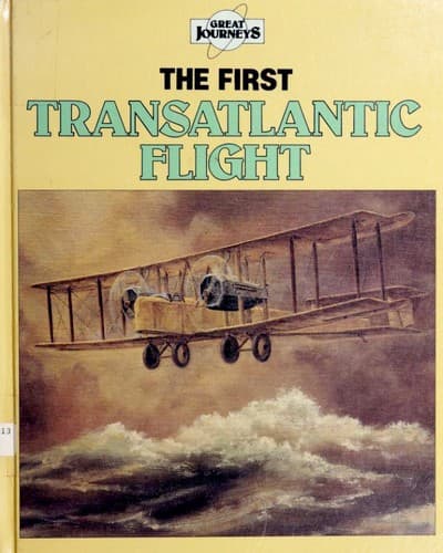 Cover image for The first transatlantic flight