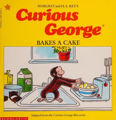 Cover image for Curious George bakes a cake