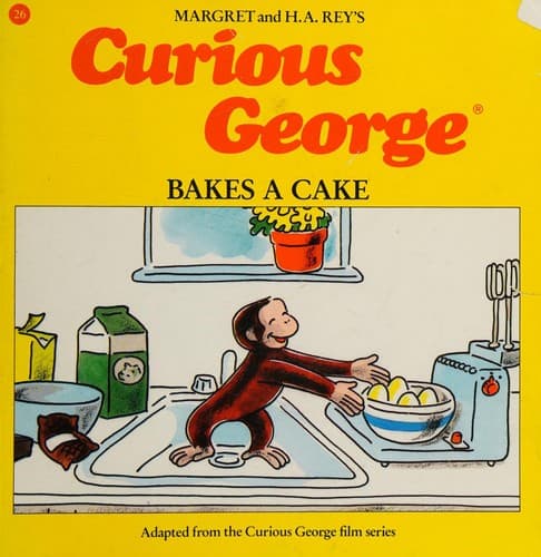 Cover image for Curious George bakes a cake