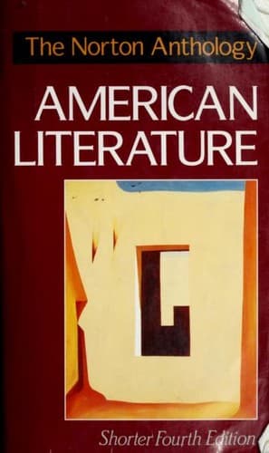 Cover image for The Norton anthology of American literature