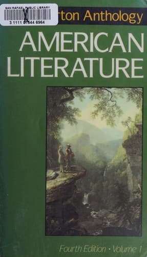Cover image for The Norton anthology of American literature
