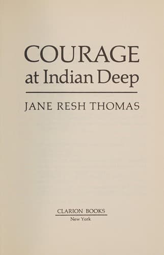 Cover image for Courage at Indian Deep