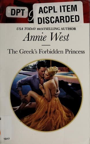 Cover image for The Greek's forbidden princess