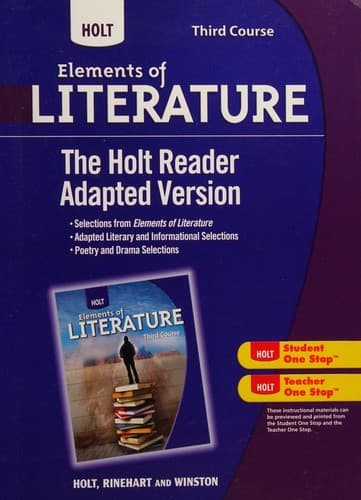 Cover image for The Holt reader, adapted version