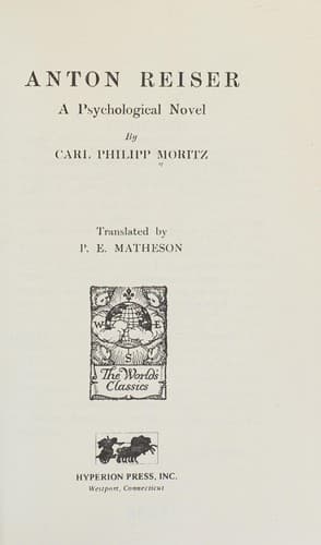 Cover image for Anton Reiser
