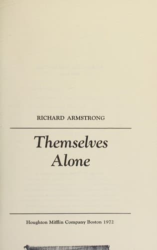 Cover image for Themselves alone.