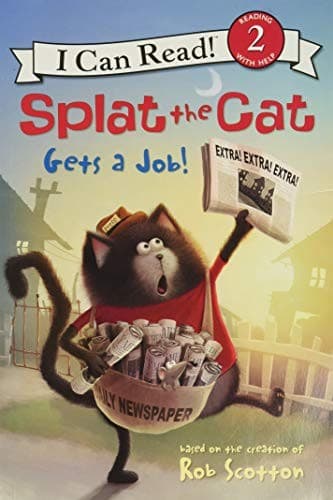 Cover image for Splat the Cat gets a job!