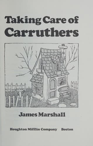 Cover image for Taking care of Carruthers