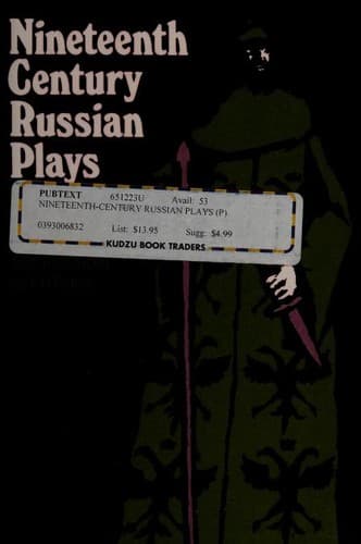 Cover image for Nineteenth-century Russian plays