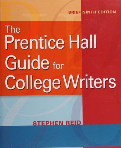 Cover image for The Prentice Hall guide for college writers