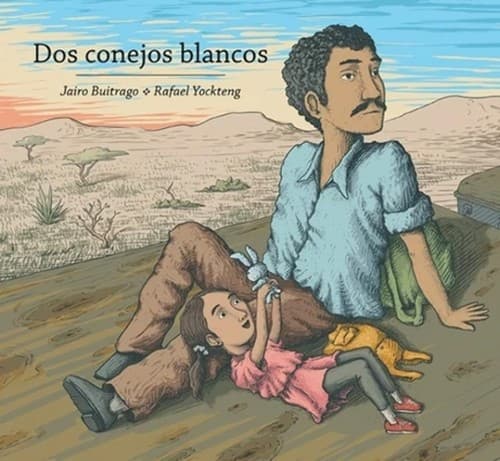 Cover image for Dos conejos blancos