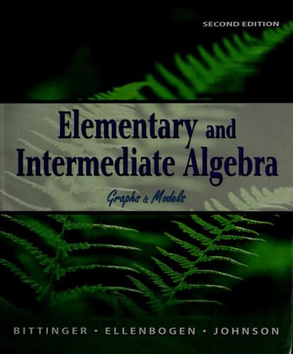 Cover image for Elementary and Intermediate Algebra