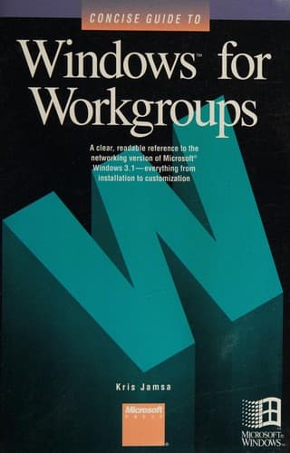 Cover image for Concise guide to windows for workgroups
