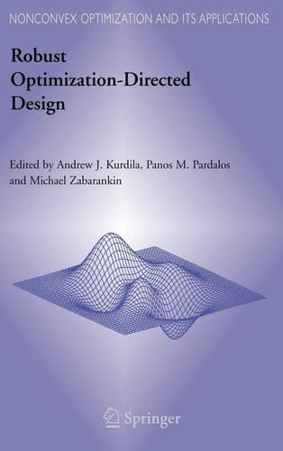 Cover image for Robust optimization-directed design