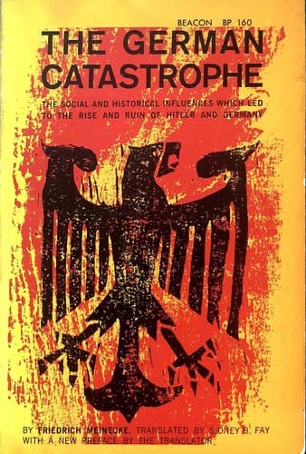 Cover image for The German catastrophe