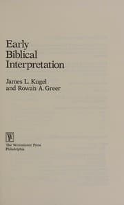Cover image for Early biblical interpretation