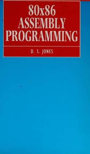 Cover image for 80x86 assembly programming