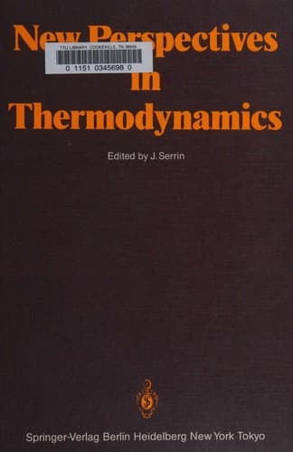 Cover image for New perspectives in thermodynamics