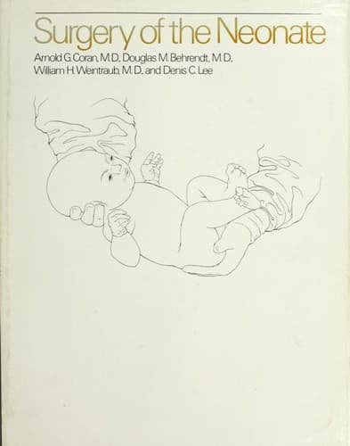 Cover image for Surgery of the neonate