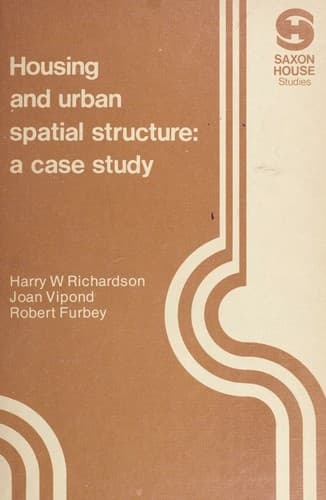 Cover image for Housing and urban spatial structure