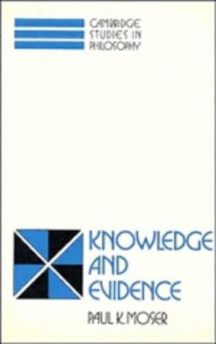 Cover image for Knowledge and evidence