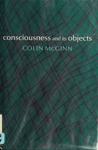 Cover image for Consciousness and its objects