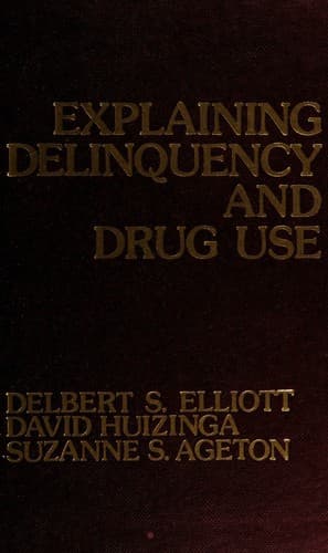 Cover image for Explaining delinquency and drug use