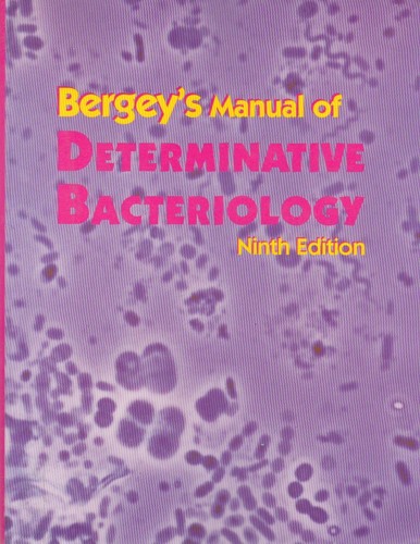 Cover image for Bergey's manual of determinative bacteriology