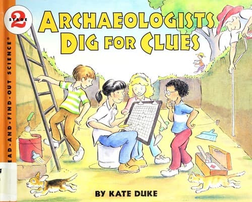 Cover image for Archaeologists dig for clues