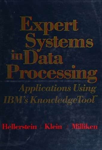 Cover image for Expert systems in data processing