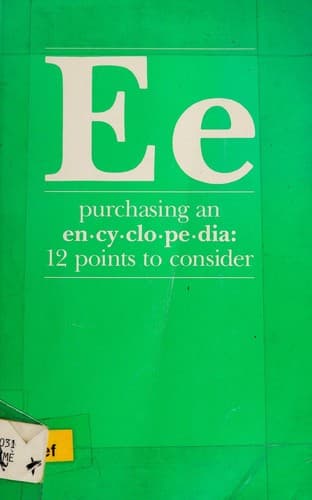Cover image for Purchasing an en.cy.clo.pe.dia