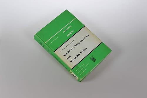Cover image for Spatial and temporal price and allocation models.