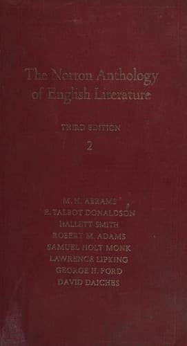 Cover image for The Norton Anthology of English Literature