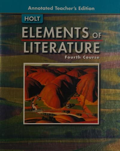 Cover image for Holt Elements of Literature