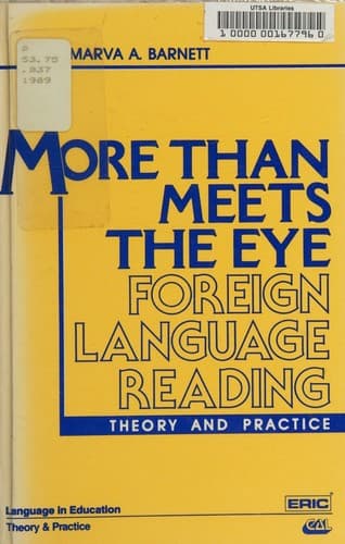 Cover image for More than meets the eye