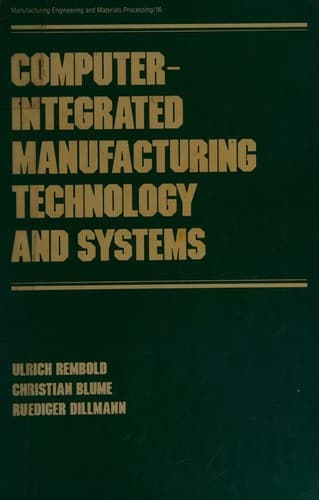 Cover image for Computer-integrated manufacturing technology and systems