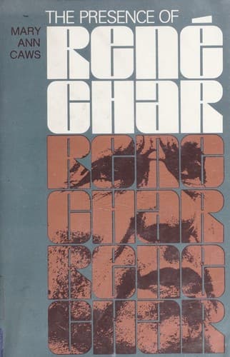 Cover image for The presence of René Char