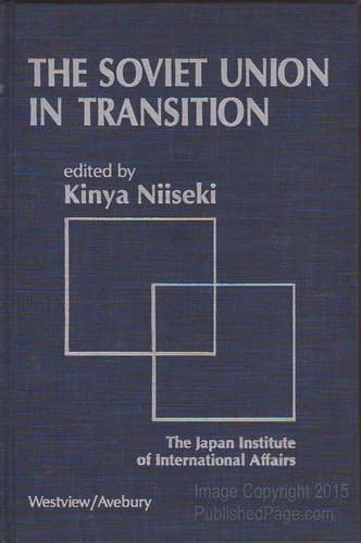 Cover image for The Soviet Union in transition