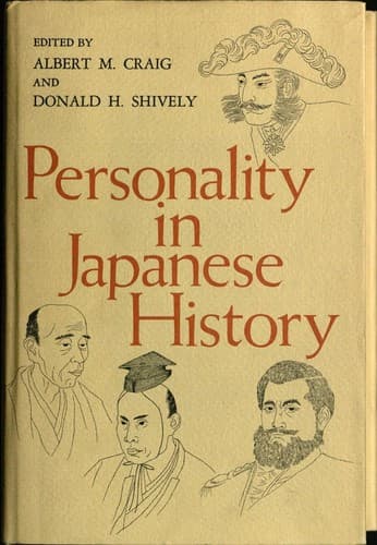 Cover image for Personality in Japanese history.