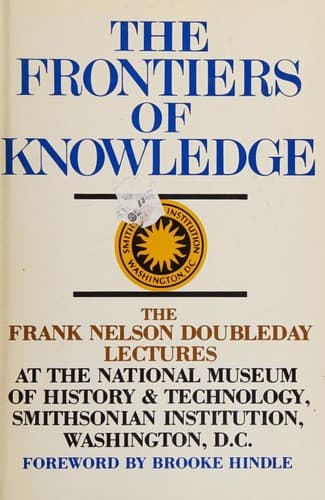 Cover image for The Frontiers of Knowledge