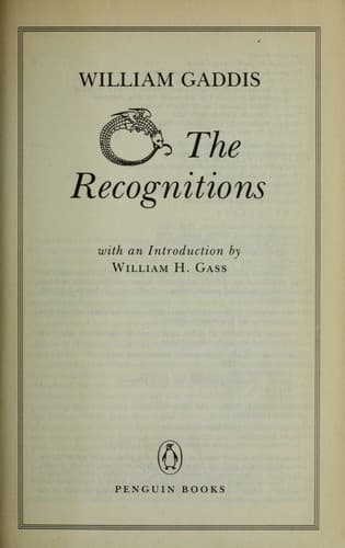 Cover image for The recognitions
